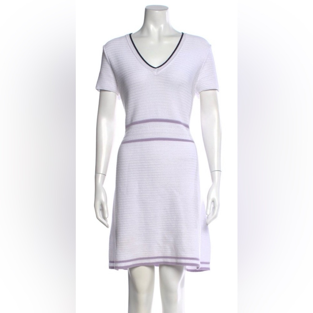 Emporio Armani V Neck Crochet Dress